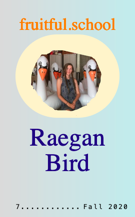 Screenshot of Raegan Bird's Fruitful ID card