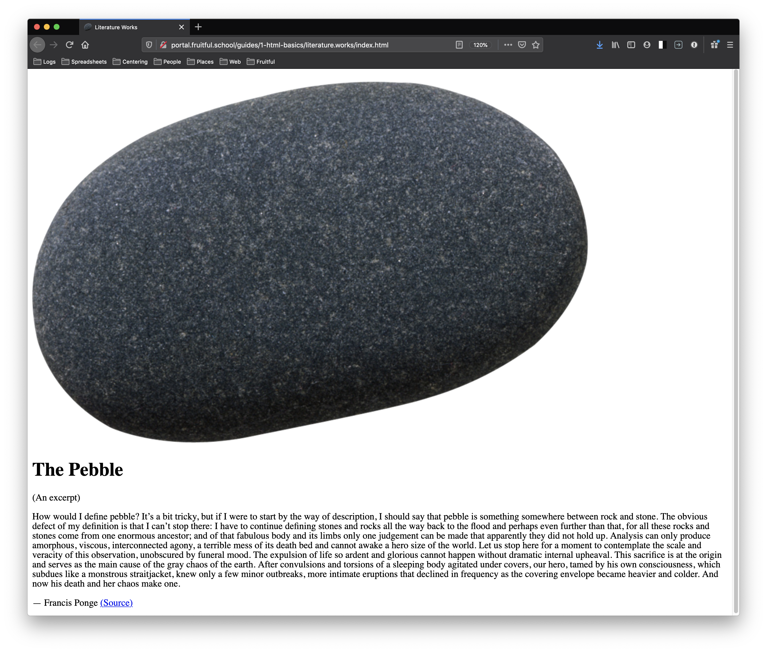 screenshot of website with lots of text in landscape mode and the text fills the screen and is wide and horizontal